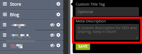 add a meta description for multiple pages add a meta description for multiple pages
